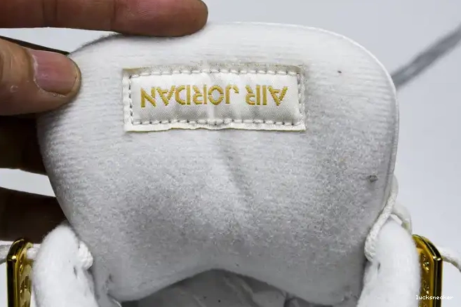 Reps LUCY Gold Jordan 4 Retro AQ9129-170 Metallic 0622